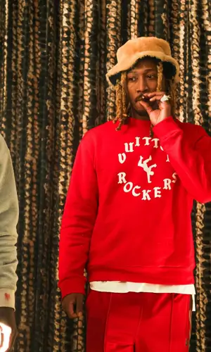 Future wearing Louis Vuitton sweatshirt