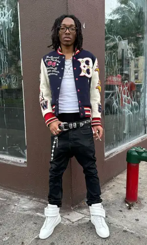 Lil Tecca wearing Chrome Hearts eyewear