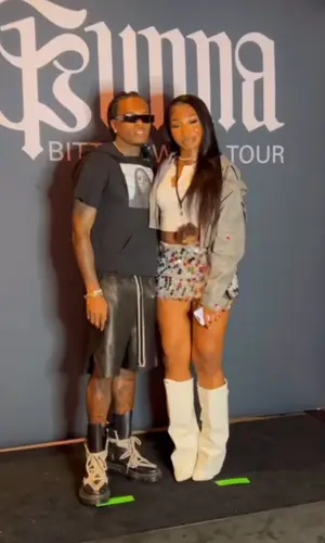 Gunna wearing Rick Owens shorts