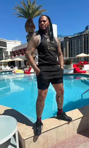 Waka Flocka Flame wearing Chrome Hearts sock