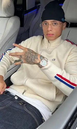 Central Cee wearing Cartier eyewear