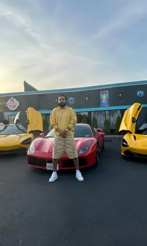 French Montana’s Outfit in Saint Laurent Sweatshirt, Rick Owens Shorts & Louis Vuitton Sneakers (2024)