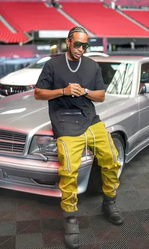 Ludacris wearing Rick Owens pants