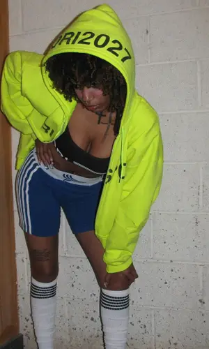Bktherula wearing Yori hoody