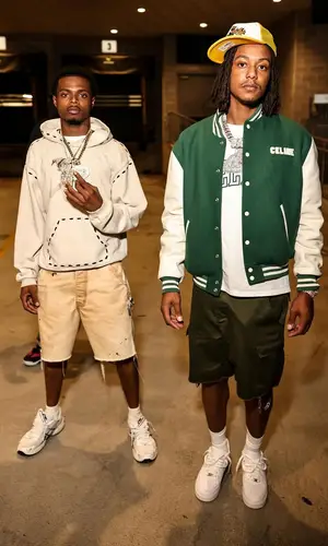 Skilla Baby’s Outfit in Celine Jacket, Nike Sneakers & Chrome Hearts Cap (2024)