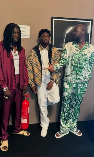 Gazo’s Outfit in Dolce & Gabbana Shirt, Goyard Backpack & Rimowa (2024)
