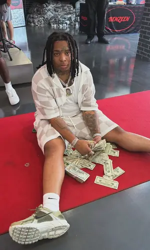 Lil Gotit’s Outfit in The Couture Club Shirt & Nike Socks (2024)