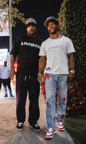 Kyler Murray wearing Louis Vuitton sneakers