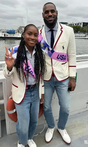 LeBron James’ Outfit in Ralph Lauren Jacket & Louis Vuitton Eyewear (2024)