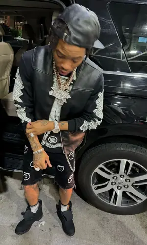Lil Migo wearing Hellstar sweatshirt