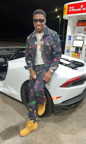 Rob49 wearing Timberland boots