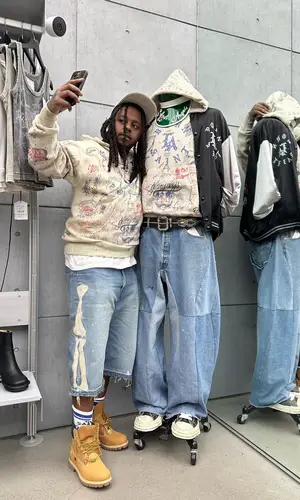 Babyface Ray’s Outfit in BornxRaised Hoodie, Kapital Shorts & Timberland Boots (2024)