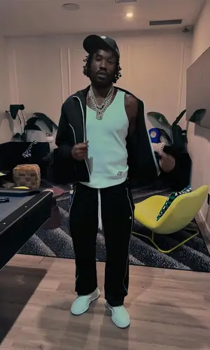 Meek Mill’s Outfit in Amiri Jacket & Maison Mihara Yasuhiro Sneakers (2024)
