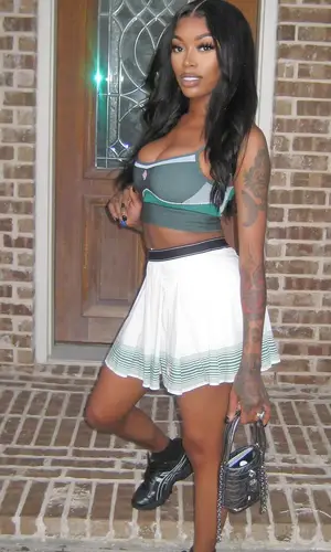 Asian Doll’s Outfit in Casablanca Top, Asics Sneakers & Givenchy Bag (2024)