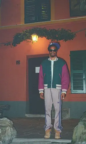 Pierre Bourne’s Outfit in Acne Studios Jacket, Needles Pants & Timberland Boots (2024)