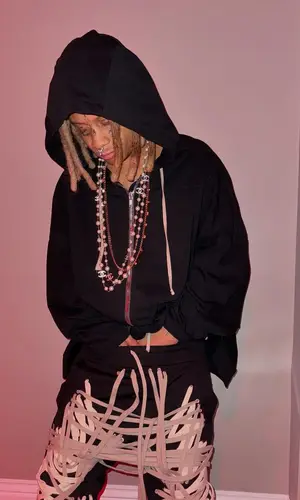 Trippie Redd’s Outfit in Rick Owens Hoodie & Chanel Jewelry (2024)