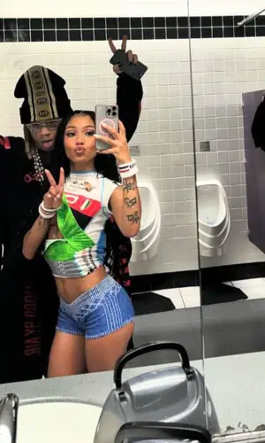 Trippie Redd’s Outfit in Hood by Air Sweater & Gucci Hat (2024)