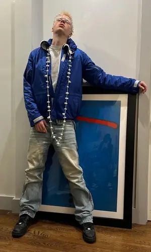 Brennan Jones wearing Nike sneakers