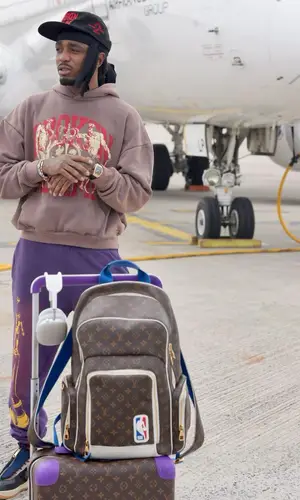 Quavo wearing Nulli Secundus cap