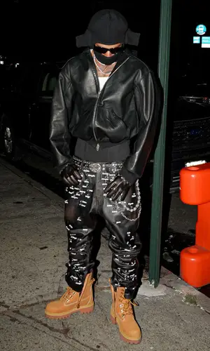 NLE Choppa wearing Celine eyewear