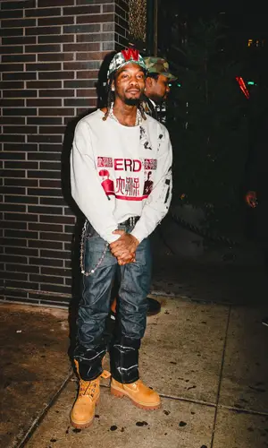 Offset wearing Chrome Hearts jewelry
