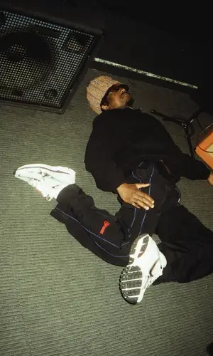 Jordan Ward wearing Nike sneakers