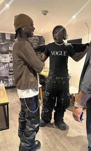 Ken Carson wearing Balenciaga t-shirt