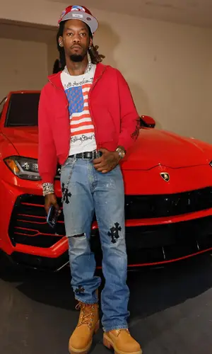 Offset wearing Chrome Hearts jewelry