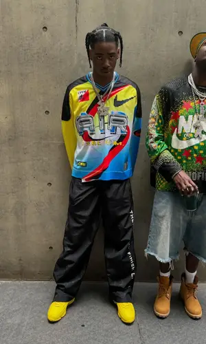 Camo! wearing Nike pants