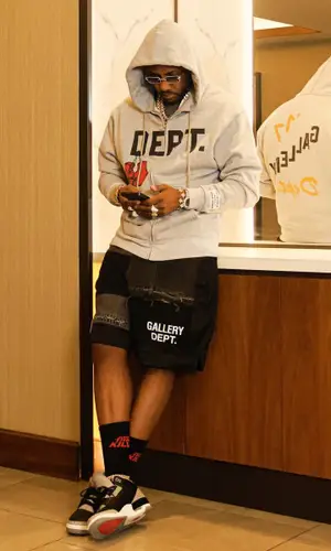Fabolous wearing Gallery Dept. shirt
