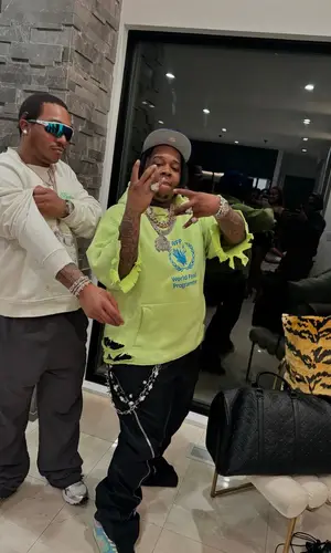 YTB Fatt’s Outfit in Balenciaga Jacket, Rick Owens Pants & New Era Cap (2024)