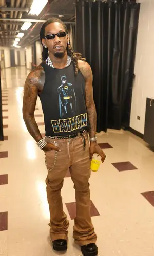 Offset wearing Vintage t-shirt