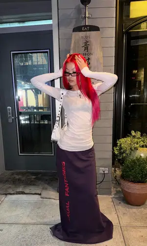 Molly Santana wearing Balenciaga bag