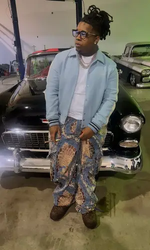 YTB Fatt’s Outfit in Amiri Jacket, Mnml Pants & Chrome Hearts Eyewear (2024)