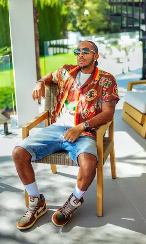 Ludacris wearing Bode shirt