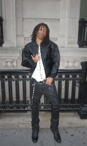 Lil Tecca wearing Chrome Hearts jewelry