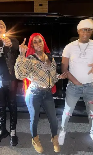 Sexyy Red wearing Timberland boots