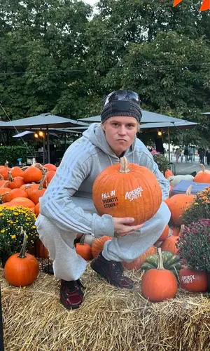 Yung Lean wearing Adidas hoody