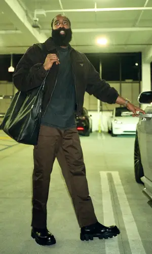 James Harden’s Outfit in Prada Jacket (2024)