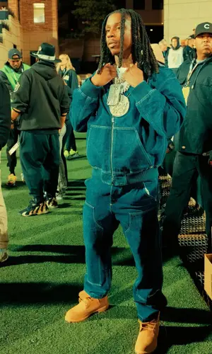 Polo G’s Outfit in Dior Hoodie & Timberland Boots (2024)