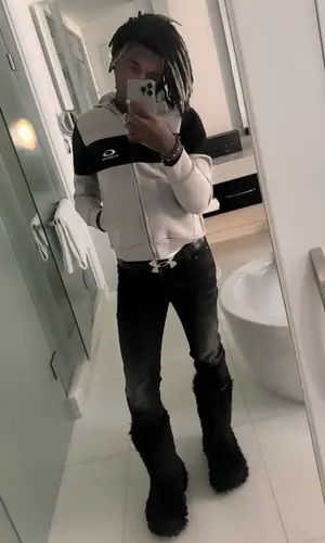 Ken Carson wearing Balenciaga jacket