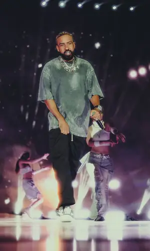 French Montana’s Outfit in Balenciaga T-Shirt & Rick Owens Pants (2024)