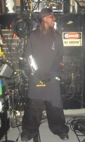Destroy Lonely wearing Vetements top