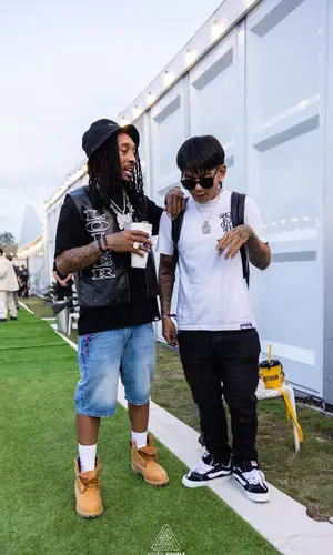 Shordie Shordie wearing Timberland boots