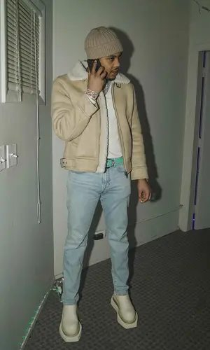 G Herbo wearing Rick Owens boots