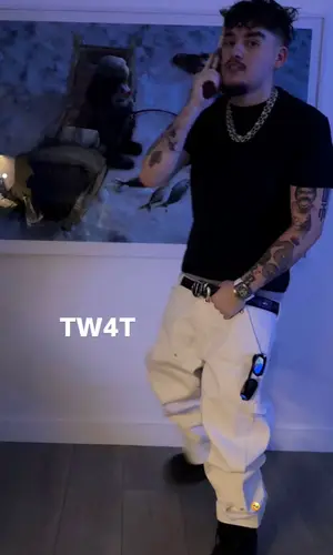 Yeat wearing Balenciaga boots
