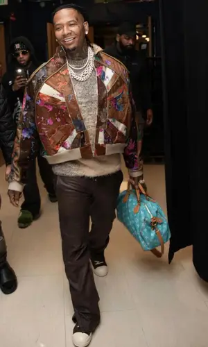 Moneybagg Yo’s Outfit in Who Decides War Jacket, Rick Owens Sneakers & Louis Vuitton Bag (2025)