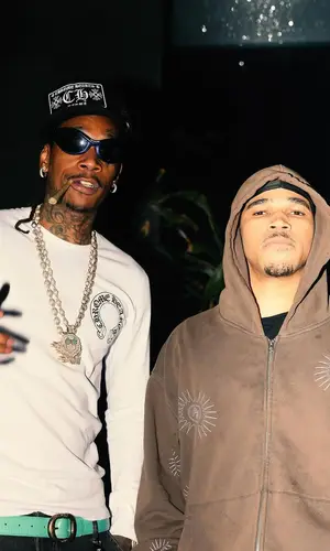 Wiz Khalifa wearing Chrome Hearts top