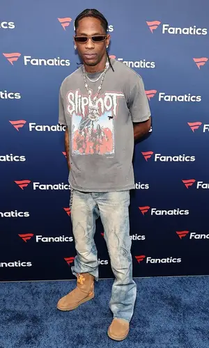 Travis Scott wearing Ugg boots