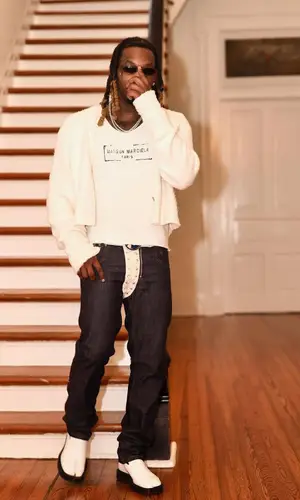 Offset wearing Maison Margiela top